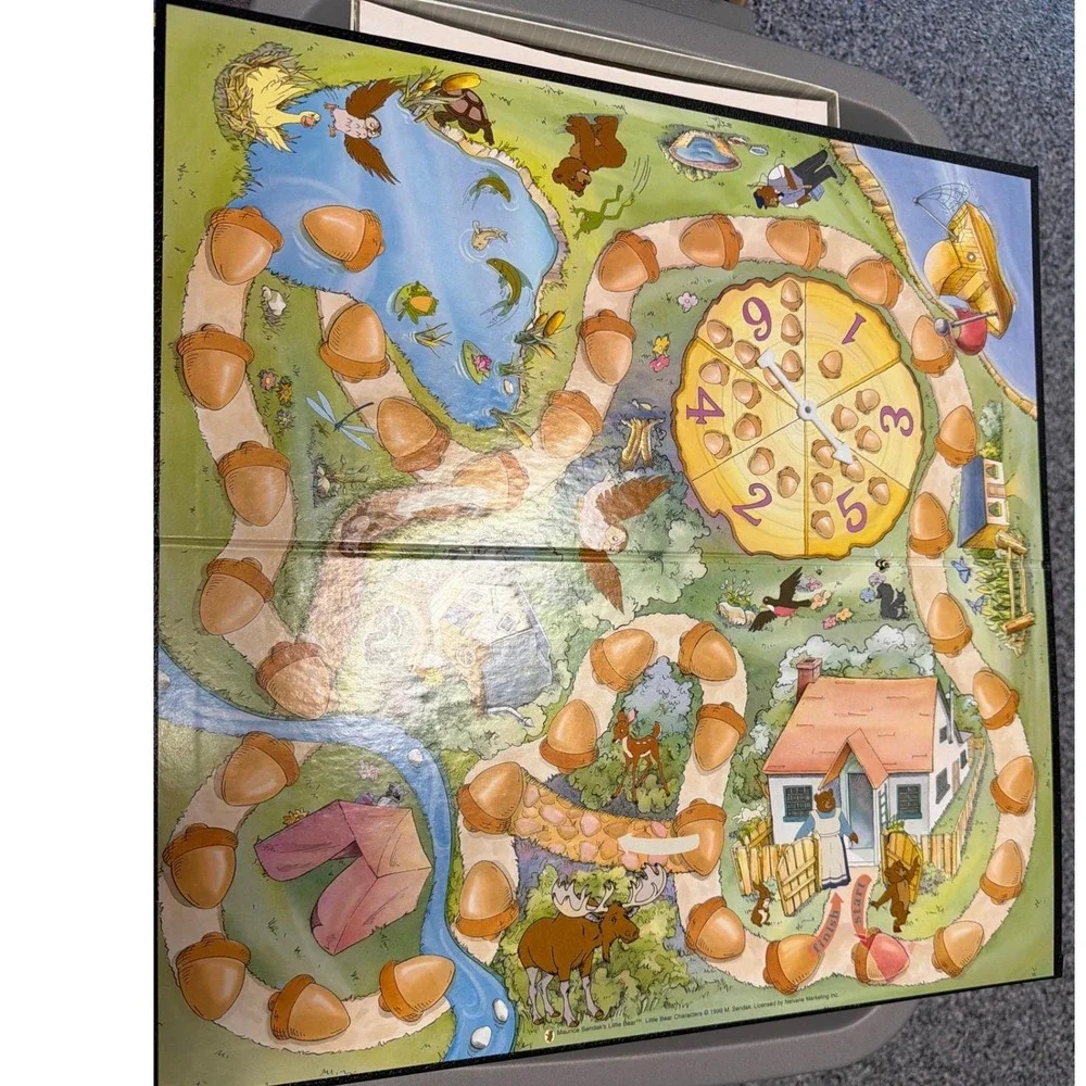 Maurice Sendak Little Bear Leap Frog Board Game Cadaco 1999 Vintage 2-4 Players